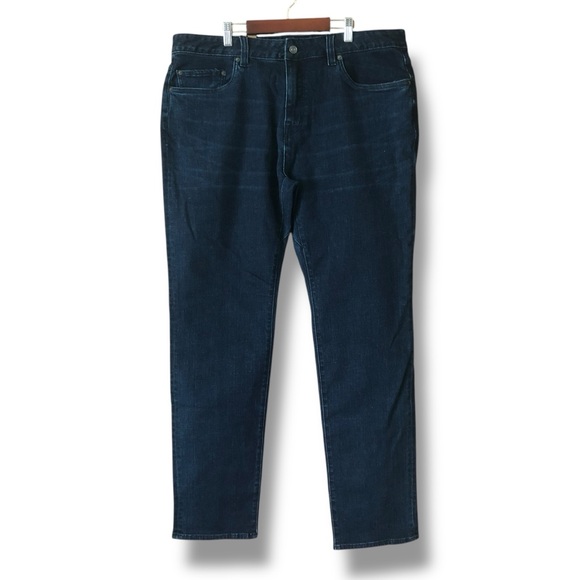 Prana Men's Hillgard Slim Leg Jeans Dark Ozone Wash NWT Size 38 x 34 - Picture 1 of 5